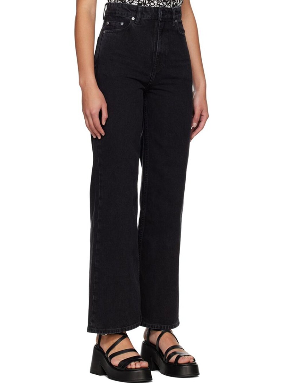 GANNI Black Magny Jeans Size 29x32